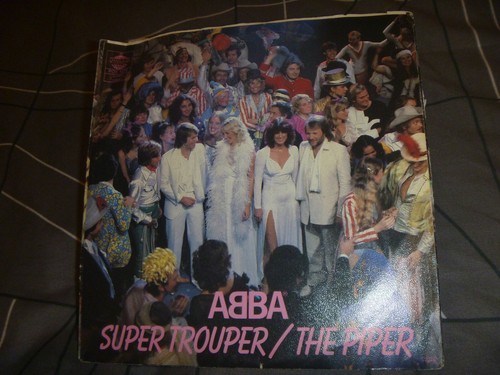 ABBA Super Trouper 1980 Sweden release 7" vinyl RARE - Picture 2 of 4