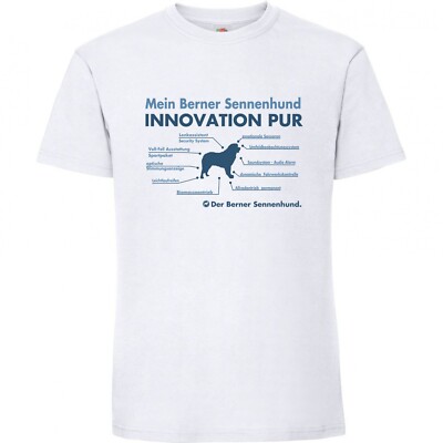 Berner Sennenhund Unisex T-Shirt Innovation Hundemotiv Bernese Mountain Dog