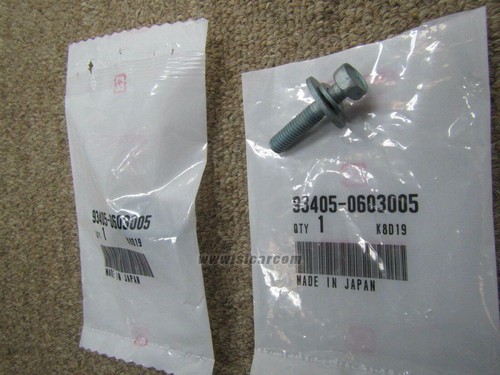 HONDA NSX NA1 NA2 BULLONI-LAVASTOVIGLIE (6X30) X2pz COMPRESSORE AC 93405-06030-05 originale2 - Foto 8 di 9