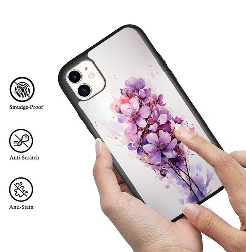 For Samsung A15 A16 S23 S24 S25 Ultra FE lilac flowers pattern Lightweight Cover - 第 14/25 張圖片