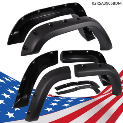 Black Fender Flares Fits Jeep Cherokee XJ ( 4DR ) Sport Utility 84-01 -Textured