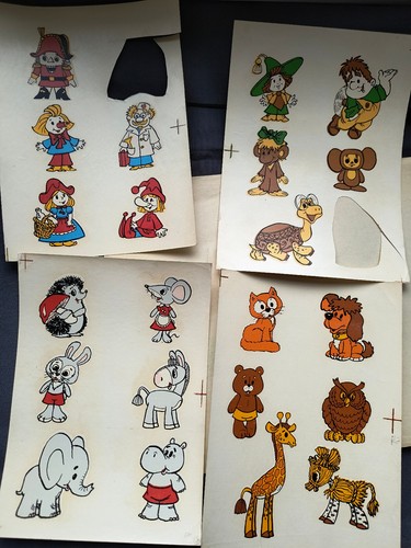 Wrappers Main characters from Fairy tales 1980 Transfer Decal Sticker - Picture 4 of 4