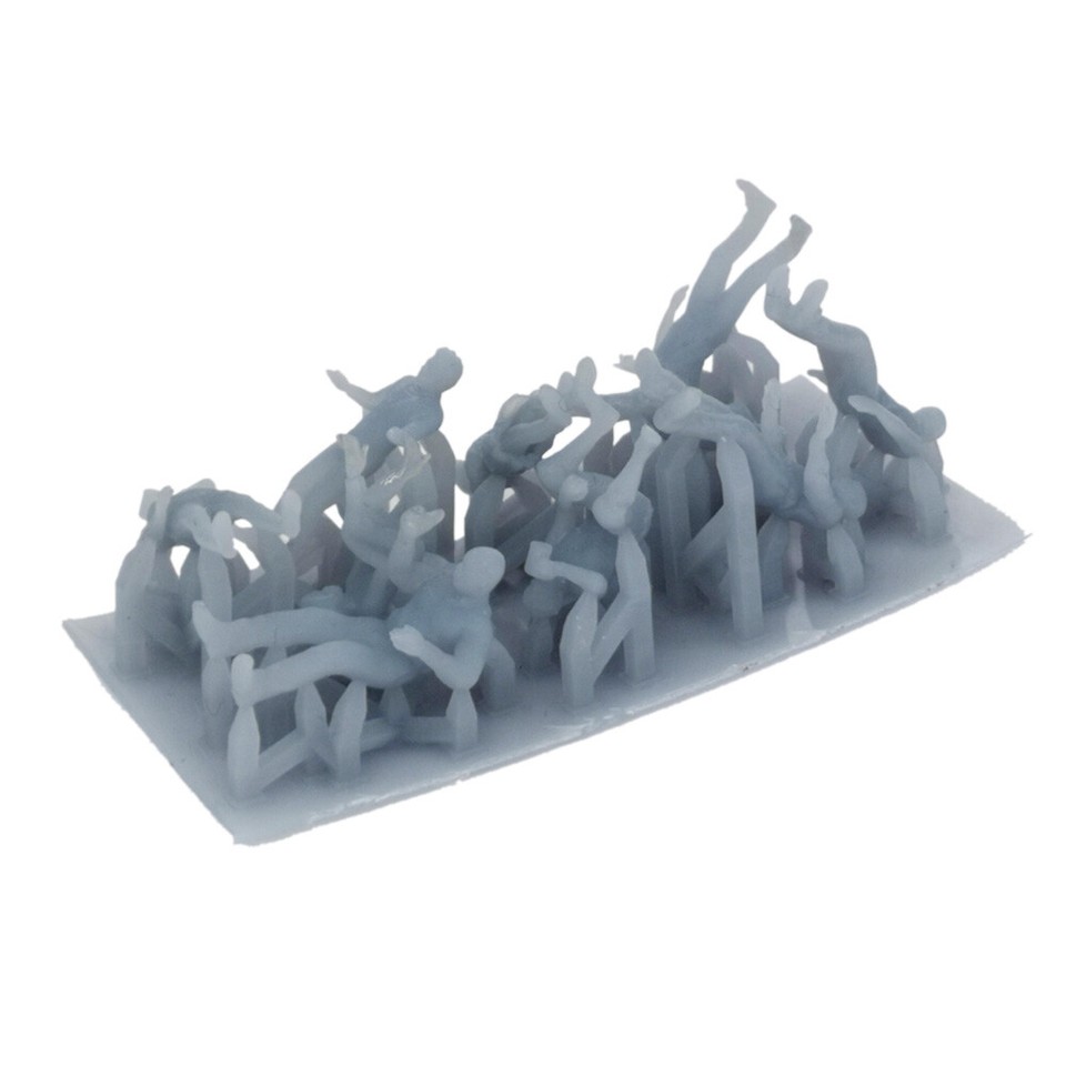 Figurines De Festivaliers Pour Réseau Ferroviaire – échelle Z 1:220, Imprimées En 3D
