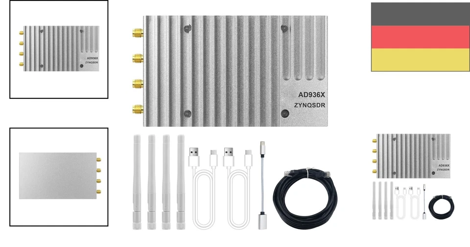 HamGeek ADI Pluto+ 70 MHz-6 GHz SDR Software Defined Radio AD9363 für Libiio ... - Bild 2 von 4