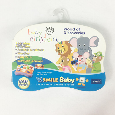 Vtech V Smile Baby Einstein Development System Cartridge World of ...