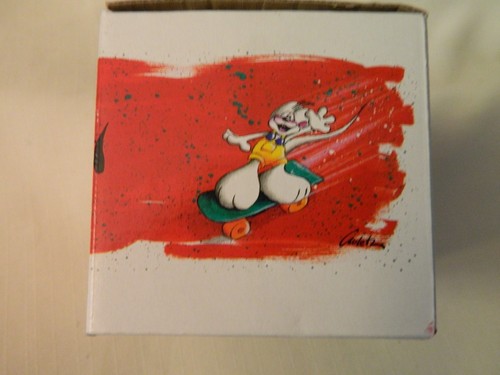 TAZA DE LOTE ANTIGUO THOMAS GOLETS DIDDLE DIE TOOD MOOD - SKATEBOARDER - EN CAJA ORIGINAL - Imagen 5 de 7