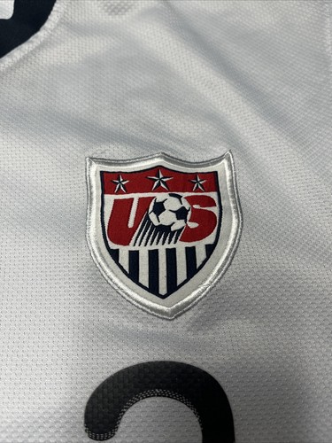 Nike Carlos Bocanegra #3 USMNT 2010 World Cup Soccer Home White Jersey Men SZ XL - Picture 13 of 18
