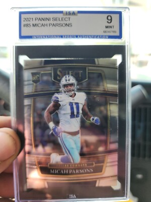 2021 panini select #85 Micah Parsons ISA-9