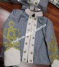 Civil War Genral Officer Confederate Gray Shell Jacket Available In All Size