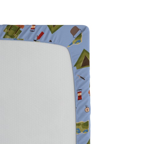 Boy Scout Fitted Sheet Cover with All-Round Elastic Pocket in 4 Sizes - Picture 3 of 63