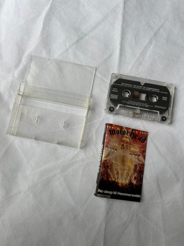 Motorhead No Sleep Til Hammersmith Cassette Tape 1988 Heavy Metal 80s Rock USA - Picture 3 of 5