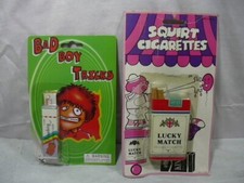 SCHERZI DI CARNEVALE '80 PACCHETTO  LUCKY STRIKE MATCH + CHEWING GUM ACQUA WB