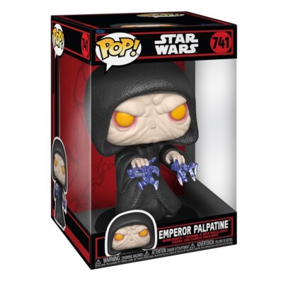 Funko Pop! Star Wars: Dark Side Super Sized Jumbo POP! Vinyl Figur Palpatine