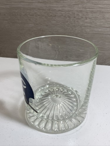 Vintage Chicago Bears Helmet Logo 60’s Rocks Glass NFL Football Tumbler 3.5” - Picture 9 of 12