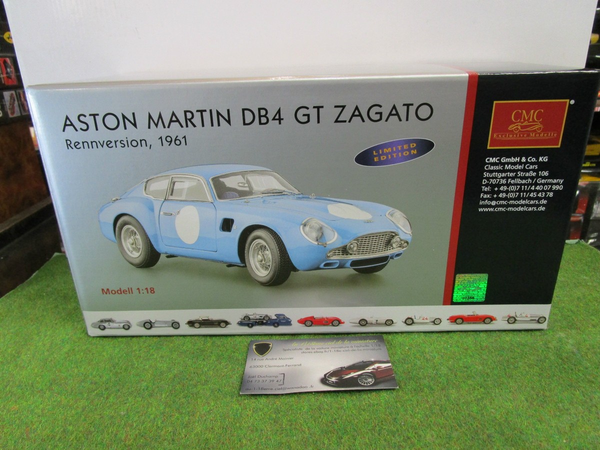 CMC 1/18 アストンマーティン DB4 GTツァガート 1/18 CMC 1961 Aston Martin DB4 GT Zagato (Green) Diecast Car