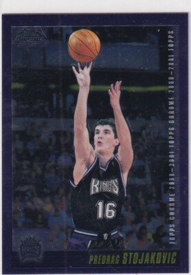 Topps Chrome NBA Basketball 2000-2001 No. 55 Predrag Stojakovic
