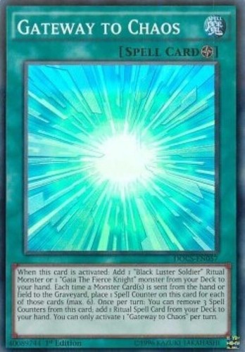 Yugioh-Gateway to Chaos-Super Rare-Mixed Editions-DOCS EN057 (LP)