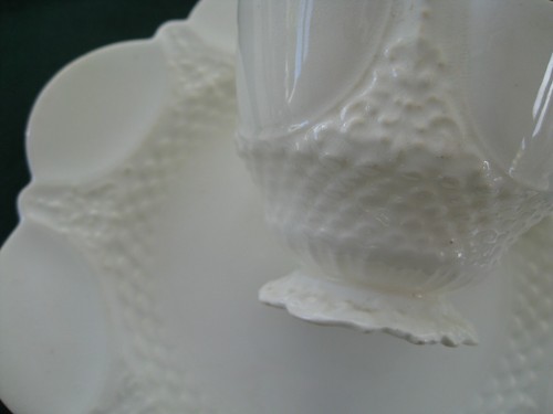 Antique Aynsley Crown 2 x Trios Scalloped Fine Bone China Rd 334379 1905 - Picture 9 of 14