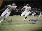 Earl Morrall Jim Kiick Miami Dolphins Signed 16x20 Photo w/inscrip PSA