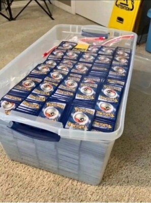 1000 Pokemon Cards Bulk Lot Common and Uncommon & 50 Holos No Energies Good Gift