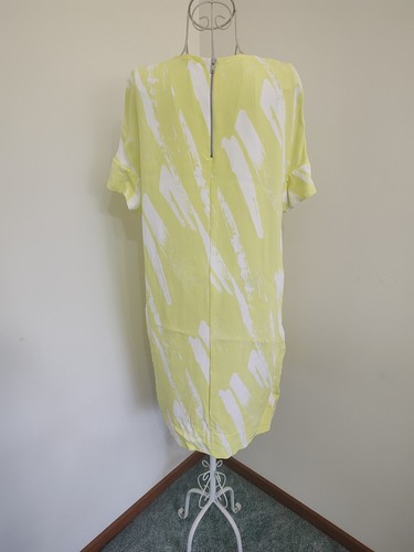 COS Dress US 12 AU 16 Pockets Yellow - Picture 3 of 7