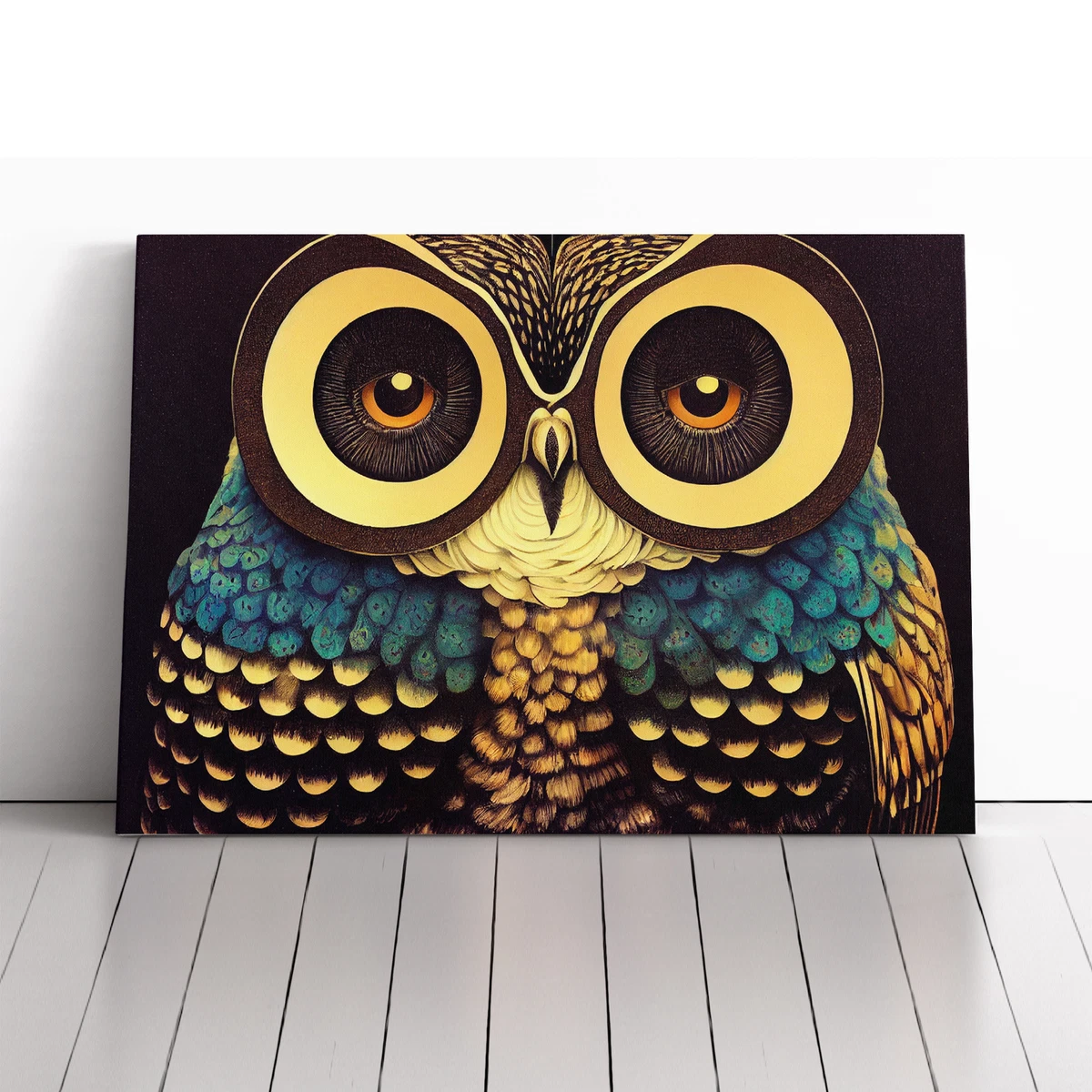 Owl painting deals abstract