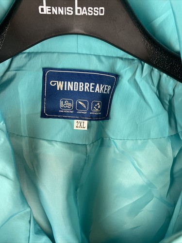 NWT Lot Women's Size 2XL Blue/lilac Windbreaker Two Layers Hooded $184 - Picture 2 of 12