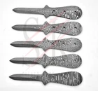 5 Damascus Steel Oyster shucker Knife Blank Blades Custom Hand made Knife making