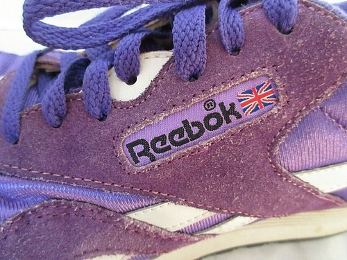 Vintage 80's Women's Reebok GPX R301 Purple Athletic Low Top Shoes Sz 7 Classic - Picture 6 of 9