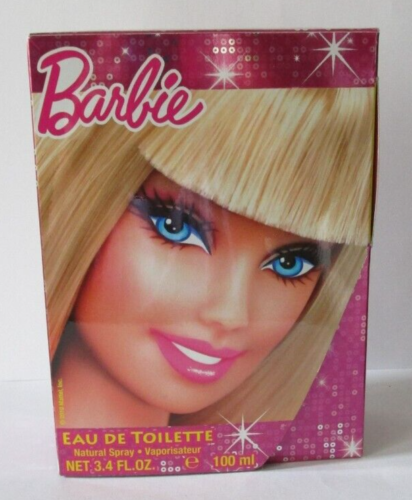BARBIE EAU DE TOILETTE WITH PINK JEWEL TOP, 3.4 FL OZ IN ORIGINAL