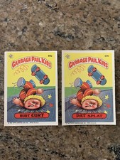 Garbage Pail Kids Cards 89a Hurt Curt 89b Pat Splat Lot Of 2 Topps Cards 1986