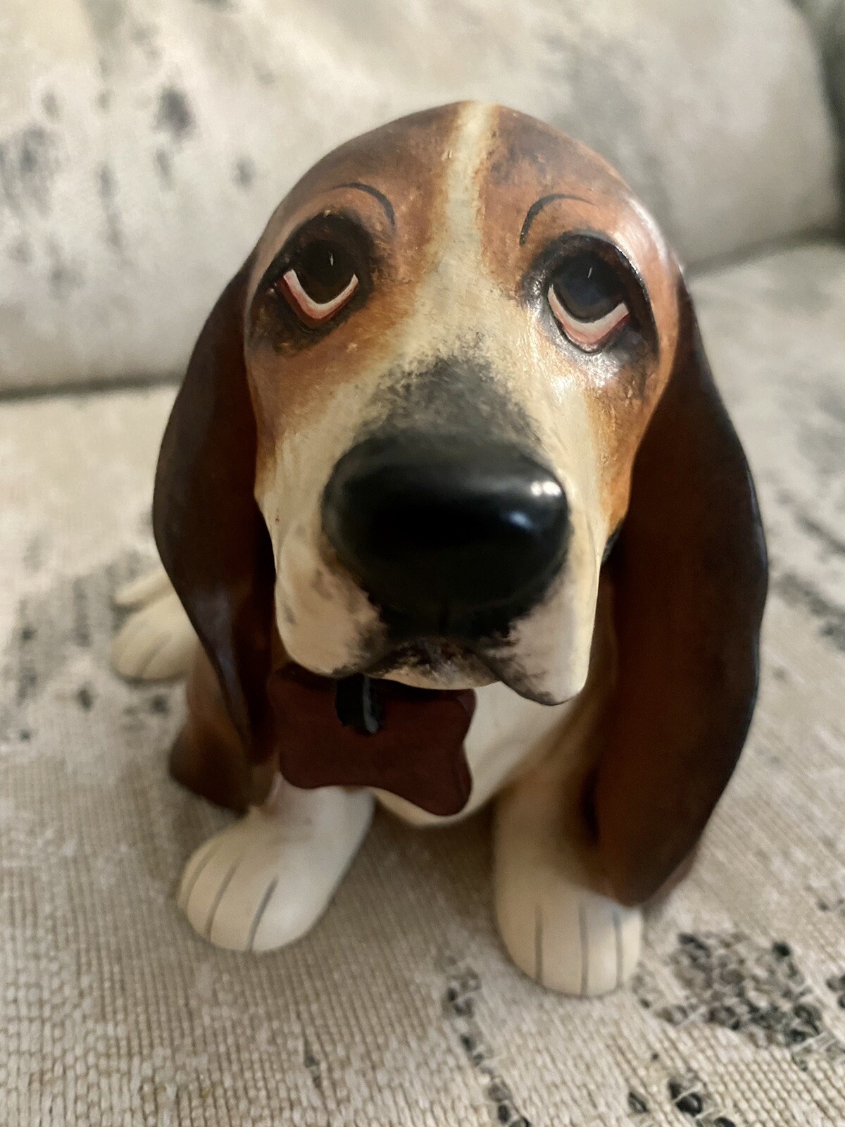 Pooches Pet Peeves “Dudley” Bassett Hound Artist Angie Jestila 2001