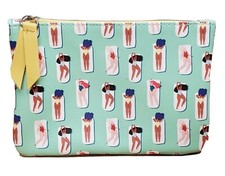 Ipsy June 2020 Glam Makeup Bag Only Mint Green Yellow Women Swimsuit New