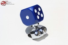 Steering Wheel Clamp On Blue Dice Suicide Brody Spinner Knob Hot Rat Rod Truck