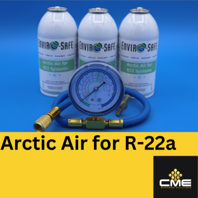 #ad #ad Envirosafe Arctic Air for R22 AC Refrigerant Support 3 cans and gauge $81.99