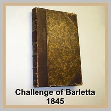 Ettore Fieramosca CHALLENGE OF BARLETTA d'Azeglio 1845 PAINE & BURGESS New York