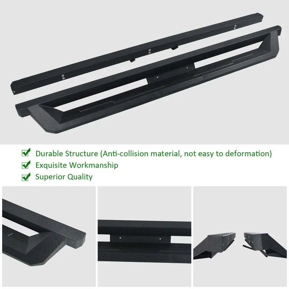 Barras laterales estribo para Silverado Sierra 2500/3500HD 20-24 doble cabina Foto 4 de 4