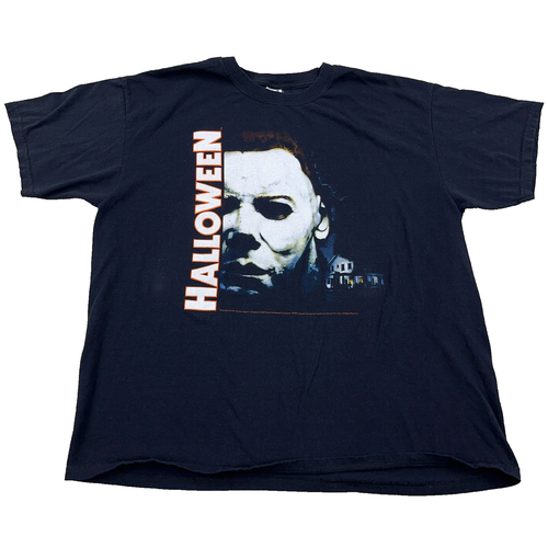 Vintage Halloween Movie Shirt Mens XL 2006 Horror Michael Myers Scary Promo Y2K