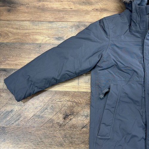 The North Face Arctic Swirl Parka Coat DryVent 600 Down Fur Gray Size XS SPOT - Picture 5 of 15