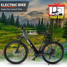 E-bike 26" 750W 36V Electric Bike Mountain Bicycle Fat Tire 25mph for Adults