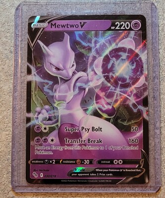 mewtwo v pokemon go card value Alt Art 072/078 CGC 9 TBC Games your opponent takes 2 Prize cards Pokemon GO Mewtwo V #30