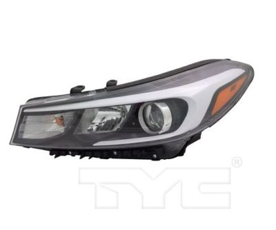 TYC NSF Left Halogen Headlight For Kia Forte 5 w/o LED Position Lamp 2017-2018
