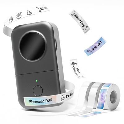 D30 Tragbarer Bluetooth Aufkleber Etikettierer - Mini Etikettendrucker