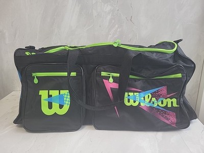 Wilson klassische große Reisetasche Fitnessstudio Sport Reise Reisetasche mehrere Fächer. PD
