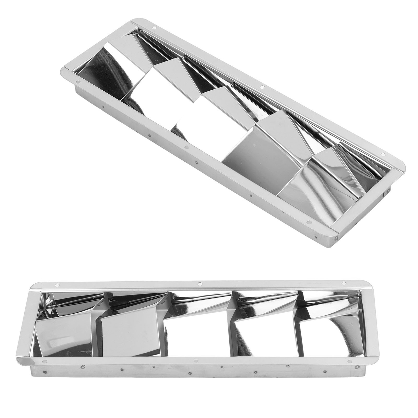 5 Slots Boat Louvered Vent Rectangle Anti Corrosion Anti Rust Boat Marine Stainl