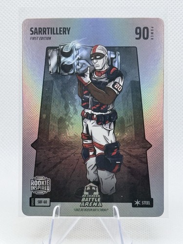 Alexandre Sarr SARRTILLERY Bo Jackson Battle Arena Update Steel Silver Foil RC