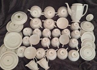 39 t. Rosenthal Geschirr Maria weiß classic Kanne Känchen Suppentassen Teller