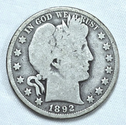 1892 Barber Half Dollar
