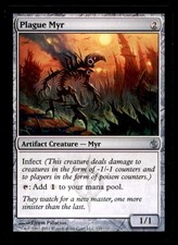 Plague Myr LP Light Play Mirrodin Besieged MTG [9929]