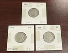 Lot of 3 Buffalo Nickels – Strong Dates ~ Very Nice 1935, 1936 & 1937 Coins ~